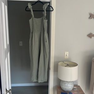 Sage green jumpsuit